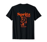 L'aperitivo Spritz (Cocktail Back Print) italiano originale Maglietta