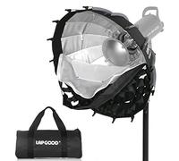 LAPGOOD Softbox Beauty Dish EQ60 Bowens Diffusore Pieghevole con Griglia, set Rapido, Doppio Design in Tessuto Morbido con Borsa per il Trasporto,Compatibile con Flash e Luci Video