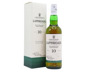 Laphroaig - 10 year old Islay Single Malt Scotch Whisky 70cl 40% ABV