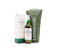 Laphroaig - 10 year old Islay Single Malt Scotch Whisky 70cl 40% ABV (Includ...