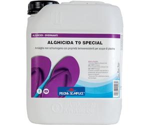 Lapi - 5 kg Alghicida T9 Liquido Non Schiumogeno. Per Contrastare L'Insorgere Delle Alghe In Piscina E Come Trattamento Di Mantenimento. Prodotto in Italia da Azienda certificata