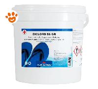 Dicloro Granulare Cloro 56% 5 Kg Pulizia Acqua Piscine Rapido Mantenimento Lapi