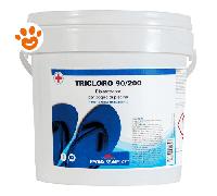 PISCINA SEMPLICE, Tricloro 90/200 Per Piscina, Ideale Per Il Rilascio Di Cloro Attivo Stabilizzato, Per Il Mantenimento Dei Livelli Di Cloro Giornalieri, A Lenta Dissoluzione, Formato da 10 Kg