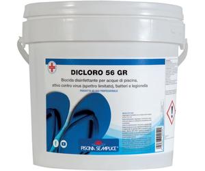 LAPI Dicloro 56% cloro granulare trattamento rapido shock acqua piscina 10 25 kg