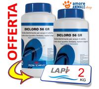 LAPI Dicloro 56% Granulare → 1 / 5 / 10 / 25 kg - Cloro Rapido per Acqua Piscina