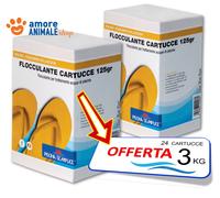 LAPI FLOCCULANTE in CARTUCCE → 1 kg (8 calze da 125 gr) Concentrato per Piscina