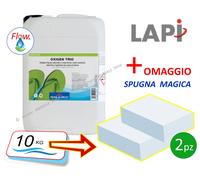 Lapi OSSIGENO ATTIVO LIQUIDO per PULIZIA IGIENE ACQUA PISCINA Oxigen Trio 10 kg