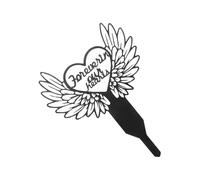 Lapide da giardino Decora le tombe da giardino Decorazioni per cimiteri in metallo