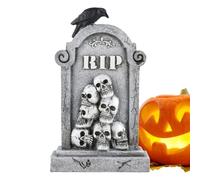 Lapidi Halloween Esterno | Lapidi Decorazioni Halloween - Pietre Tombali Spaventose per Terreno Decorazioni Esterne Giardino Feste all Aperto Mostra