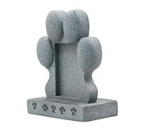 Lapidi per animali domestici per cani, pietra commemorativa per cani | Lapide per esterni a forma di in resina da giardino per cani,Cornice per foto con lapide per cani, lapidi per gatti resistenti al