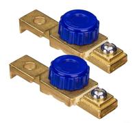 Lapiglo 2X Veicolo per batteria Isolatore Interruttore Master Disconnect Terminale Off Auto per Moto In Lega di Zinco 80A Antifurto Sicurezza