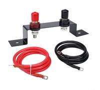 Lapiglo 4AWG 5AWG rame Jump Post Relocation Kit terminale punto di ricarica UTV auto per camion per camper (4AWG 1.2M)