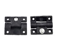 Lapiglo 4pcs plastica coppia regolabile cerniera controllo posizione buffer stop vite montaggio nero