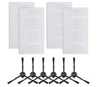Lapiglo 6 spazzole laterali e 4 filtri RV30 per Max Plus RV20 per Max Plus, Easy Snap-on per accessori per aspirapolvere