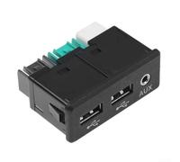 Lapiglo Adattatore da USB a AUX per Nissan Maxima 2016 2017 2018 - Doppia porta per supporto Hub Car System Upgrade Component OE 795405013