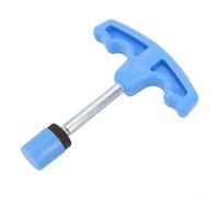 Lapiglo Apri fori manuale da 16 mm per irrigazione tubi in PE, perforatore bypass a forma di T, per uso forestale e giardino, punta per trapano a mano in plastica robusta e ferro, installazione