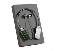 Lapiglo BT 5.4 - Auricolari wireless con scheda audio live streaming, cuffie per editing audio con 280 mAh, 22 ore di tempo di musica, tipo di ricarica, display a LED, rosa (nero)