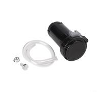 Lapiglo Compressore d'aria da 12 V, pompa in metallo cromato con bobina di rame, per auto, camion, barca, compatta, 11,5 x 10 x 10,5 cm