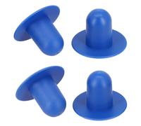 Lapiglo Confezione da 4 tappi per fori per pompa filtro piscina Intex fuori terra, tappi in plastica blu per tubi da 3,2 cm
