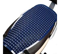 Lapiglo Coprisedile per moto da cross con perline in legno, per raffreddamento ad aria e comfort, impermeabile, 58 x 29 cm (blu)
