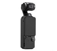 Lapiglo Custodia protettiva in silicone per Osmo Pocket 4, antigraffio per custodia morbida con impugnatura testurizzata, accessorio sottile per creatore, nero