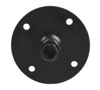 Lapiglo Esercizio per bicicletta asse centrale ruota, in metallo, per forcella anteriore della bicicletta, ricambio per attrezzature fitness dinamiche, nero (diverse misure) (17 mm x 165 mm)