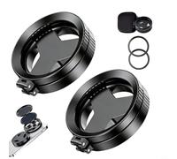 Lapiglo Filtro CPL professionale da 52 mm con supporto magnetico per smartphone, riduce i riflessi e aumenta la saturazione del colore, kit adattatore portatile per lenti del telefono con custodia per