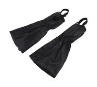 Lapiglo Ghette da trekking a bassa resistenza all'acqua per passeggiate e caccia, protezioni per caviglie in rete per stivali altezza 40 cm (nero)