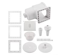 Lapiglo Kit skimmer per piscina fuori terra per modelli SP1091LX con struttura in ABS stabilizzato ai raggi UV per piastra di aspirazione e adattatore per tubo flessibile