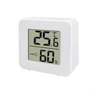 Lapiglo Mini termometro igrometro per interni con indicatore di livello di comfort, display LCD di facile lettura, monitoraggio dell'umidità della temperatura nel frigorifero, bancone della scuola