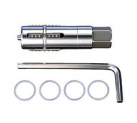 Lapiglo Per estrattore di fili rotti e filettature, viti arrugginite e riparazione valvola tubo dell'acqua, set di rimozione viti in acciaio regolabile 12 mm 14 mm (12 mm)