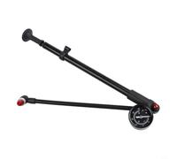Lapiglo Pompa a sospensione per bicicletta, 300 psi, in alluminio, con manometro, montagna per forcella e pneumatico (C)