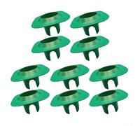 Lapiglo Protezione per la testa dell'irrigatore del prato, in PVC, per proteggere il prato, per prevenire danni e crescita (10 pezzi, verde)