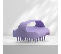 Lapiglo Spazzola massaggiante in silicone per il lavaggio dei capelli, con setole morbide, per shampoo e sollievo dal prurito e pulizia profonda, manico ergonomico