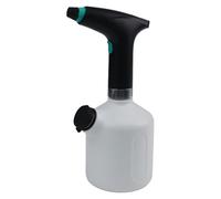 Lapiglo Spruzzatore elettrico da giardino da 1 l, ricaricabile tramite USB, bottiglia per irrigazione delle piante, getto regolabile per la cura dell'auto e le malattie per la protezione, bianco