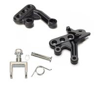 Lapiglo Staffe poggiapiedi in alluminio nero compatibili con Surron per Light Bee X/S Electric per Dirt per bici, supporti per pedali sinistro destro