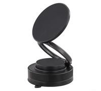 Lapiglo Supporto magnetico per telefono da auto, pieghevole, per montaggio a ventosa con rotazione a 360°, forte staffa magnetica N52 per cruscotto parabrezza, supporto mobile in ABS (nero)