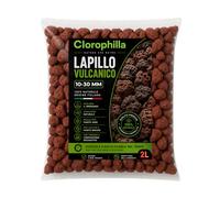 Lapillo Vulcanico 10-30 mm per Piante - Substrato Naturale Drenante e Aerante per Piante Grasse, Bonsai, Orto e Giardinaggio - Inerti Vulcanici di Alta Qualità 2l-6l-10l (2L)