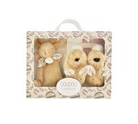 LAPIN DOUDOU - Cofanetto pantofole e Doudou beige