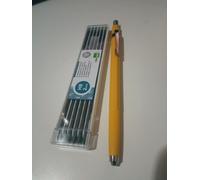 Lapis E Mine 2 MM Giallo, Con Ricambio Stylus Hb Da Grafite Portamine