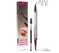 Lápiz Para Cejas - Maquillaje 4D 2 En 1 De Punta Para Cejas,Herramienta De Maquillaje Impermeable Para Hombres Mujeres Principiantes Amantes De Belleza Ocasiones Especiales Bodas Cenas