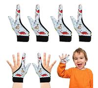 LAPLUIE 4 guanti per bambini a compressione da masticare, per bambini, per smettere di succhiare il pollice e mordere le dita, per bambini dai 5 ai 13 anni (Dinosauro 02)