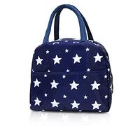 LAPONO Borsa Termica Portatile Impermeabile per Pranzo e Picnic, Uomini e Donne, Applica a Cibi e Bevande, Scuola/Ufficio/Lavoro-star