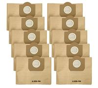 LAPONO Sacchetti Filtro Aspirapolvere for Karcher WD3, 10Pezzi Carta Sacchetto Filtri for Kärcher Ricambi 6.959-130.0 Compatibili Karcher WD3, WD2, MV3, MV1, A2204, A2656, WD3200, SE4001, WD3300