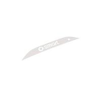 LAPOOH Adesivo Luce Freno per Smart 453 Forfour Fanale Posteriore Decorazione in Acciaio Inossidabile Accessori per la Modifica dello Styling Dell'auto,-Silver