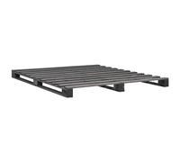 LAPOOH Giroletto in Pallet Grigio Legno Massello di Pino 180x200 cm,Giroletto,Giroletto Moderno,Struttura del Letto della Camera da Letto-285253