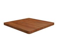 LAPOOH Piano Tavolo Quadrato Marrone Scuro 70x70x4cm Rovere Trattato,Piano Tavolo Moderno,Sostituibile,Molteplici Applicazioni,Facile Manutenzione