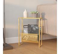 LAPOOH Portariviste Oro 35x15x45 cm in Acciaio,Mobili,Armadietti e portaoggetti,Portariviste(SPU:331669)