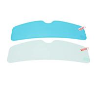 LAPOOH Set di Pellicole Antiappannamento Antipioggia, Toppa Universale per Visiera per Casco Moto, Alta Trasparenza, 24,5 Cm/9,6 Pollici, PET + Rivestimento in Pellicola Protettiva,