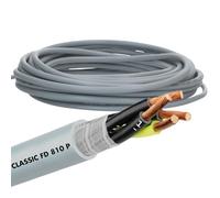 Lapp 0026351 ÖLFLEX CLASSIC FD 810 P tubo di controllo PUR altamente flessibile 4 x 1,5 mm² grigio con conduttore di protezione per catena da traino, resistente al taglio e alle intemperie, 300/500 V